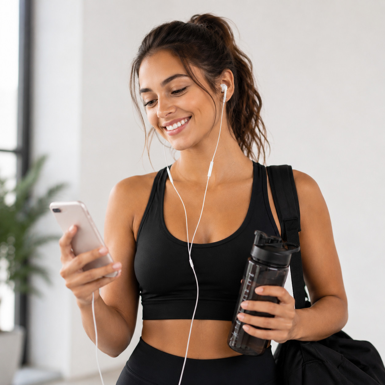 Clients check their plan, log the day, and message you — from anywhere.